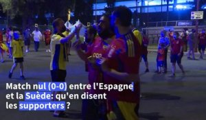 Euro 2020: réactions de supporters après le nul entre l'Espagne et la Suède