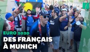 Euro 2020: Avant France-Allemagne à Munich, les supporters des Bleus donnent de la voix