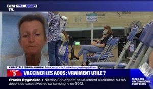 Covid-19: la présidente de la Société française de pédiatrie salue le "civisme" et la "grande maturité" des adolescents qui se font vacciner