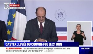 Jean Castex: "Ces évolutions positives sont à mettre sur le compte de la mobilisation des Français et du succès de la campagne de vaccination"