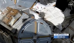 Thomas Pesquet réalise actuellement sa première sortie spatiale depuis son retour dans l’ISS