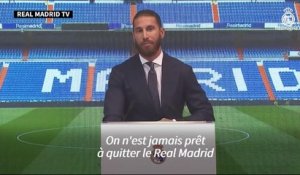 Football: ému aux larmes, Sergio Ramos fait ses adieux au Real Madrid