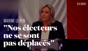 Après un premier tour décevant pour le RN, Marine Le Pen appelle à un "sursaut"