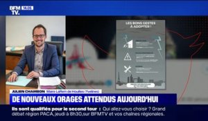 Intempéries: "Un phénomène exceptionnel" pour le maire de Houilles, dans les Yvelines