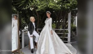 Découvrez la sublime robe de Miranda Kerr pour son mariage