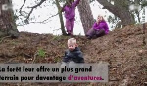 Cette garderie apprend aux enfants à vivre en pleine nature