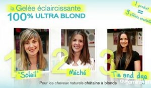 Gelée éclaircissante 100% ultra blond : Un effet méché avec Garnier