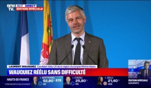 Régionales: Laurent Wauquiez réélu en Auvergne-Rhône-Alpes