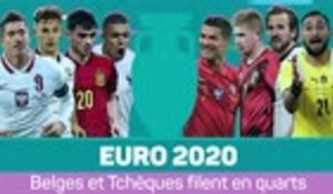 Euro 2020 - Belges et Tchèques filent en quarts