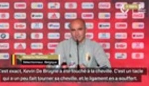 Euro 2020 - Martinez : "De Bruyne et Hazard probablement trop justes pour l'Italie"