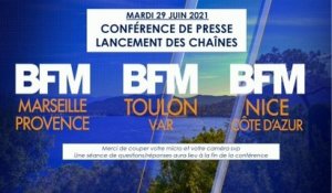 EN DIRECT. BFM Marseille Provence, BFM Toulon Var, BFM Nice Côte d'Azur,... suivez la conférence de presse de lancement !