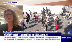 Pour Hélène Natier (Union Cœur de Lille), l'annulation de la braderie de Lille est "un crève-cœur"