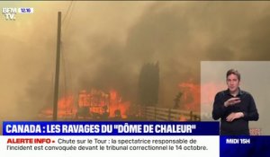 Les images du village de Lytton ravagé par les flammes au Canada