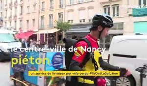 À Nancy, un service gratuit de livraison des achats par vélo-cargo
