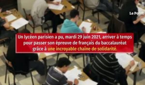 Grâce à la SNCF, un taxi et des gendarmes, il arrive à temps pour passer son bac