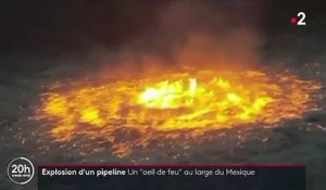 Explosion d'un pipeline : un "oeil de feu" surgit dans le golfe du Mexique