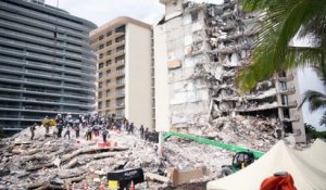 Floride : ce qui restait de l'immeuble effondré le 24 juin été détruit