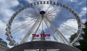 La grande roue The View à place Poelaert à Bruxelles