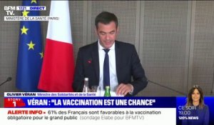 Olivier Véran s'adresse aux soignants: "La vaccination est une chance"