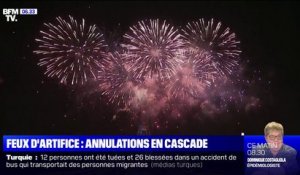 Covid-19: plusieurs feux d'artifice du 14-Juillet annulés