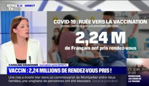Vaccination: 2,24 millions de rendez-vous ont été pris sur Doctolib depuis l'allocution d'Emmanuel Macron