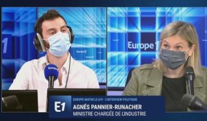 Fin des ventes de véhicules thermiques en 2035 : "On peut aller plus vite à condition d'accompagner les industriels", tempère Agnès Pannier-Runacher