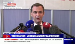 Olivier Véran: "Nous allons pouvoir reconnaître la protection des personnes 7 jours après la deuxième injections"