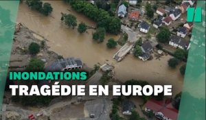 Les terribles images des inondations en Allemagne et en Belgique vues du ciel