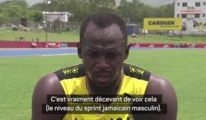 Athlétisme - Bolt "déçu par le niveau du sprint jamaïcain masculin"