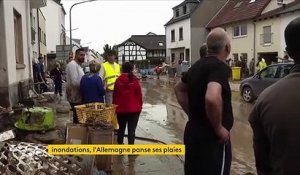 Allemagne : dans les zones sinistrées, les habitants tentent de faire face après les inondations