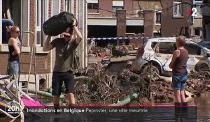 Inondations en Belgique : Pepinster recherche encore ses disparus