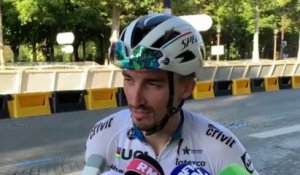 Tour de France 2021 - Julian Alaphilippe : "Ça fait vraiment du bien que ce soit terminé... je vais retrouver la famille"