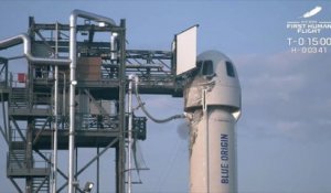 La capsule Blue Origin du milliardaire Jeff Bezos a atterri après son vol dans l’espace