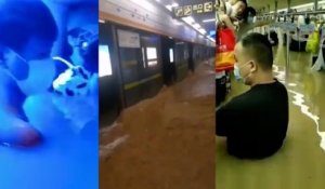 «De l’eau jusqu’au cou»: l'enfer des passagers du métro de Zhengzhou