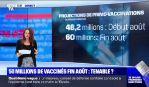 Le gouvernement se fixe l'objectif de 50 millions de primo-vaccinations d'ici fin août