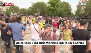 161.000 manifestants en France contre le pass sanitaire