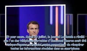 Emmanuel Macron irresponsable avec ses portables - Un collaborateur dédouane le président