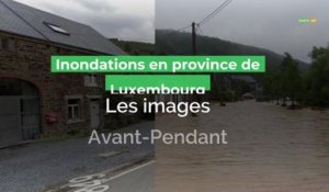 Avant-pendant, les inondations en province de Luxembourg