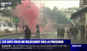 Manifestation anti-pass sanitaire: des incidents aux abords de la place Bellecour à Lyon