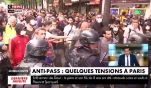 Manif anti pass sanitaire le 31 juillet :   Place de la République à Paris, la tension monte avec les premiers incidents