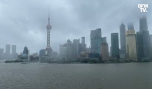 En Chine, le typhon In-Fa arrive à Shanghai