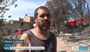 Aude : le feu a ravagé 850 hectares de forêt