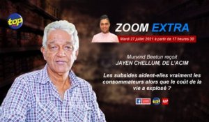 Zoom Extra:Explosion du coût de la vie : Murvind Beetun reçoit Jayen Chellum.