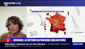 Sophie Larrieu, épidémiologiste: "On a une densité de population qui a beaucoup augmenté ces deux dernières semaines" en Nouvelle-Aquitaine