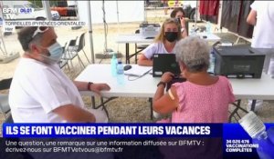 Près de Perpignan, des vacanciers se font vacciner à deux pas de la plage