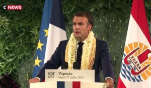 Emmanuel Macron : «La nation a une dette à l’égard de la Polynésie française»