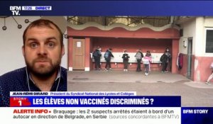 Jean-Rémi Girard, président du SNALC: "On ne sait pas qui va disposer de la connaissance du statut vaccinal des élèves"