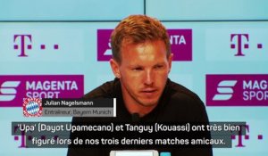Bayern - Nagelsmann : "Upamecano et Kouassi m'ont fait une bonne impression"