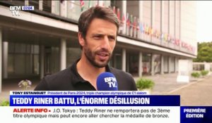 "C'est très très dur pour lui": Tony Estanguet "assommé" après la défaite en quarts de Teddy Riner aux JO de Tokyo