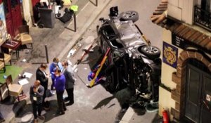 Paris : un chauffard percute la terrasse d'un bar, une femme tuée et 6 blessés